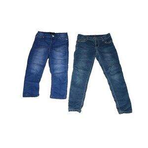 Celebrity Pink & Girls First Girls Size 12 Jeans Lot of 2 Denim Blue